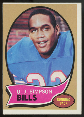 1970 Topps O.J. Simpson RC #90 EX/MT