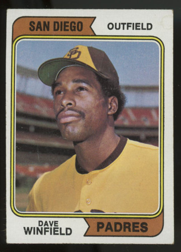 1974 Topps Dave Winfield RC #456 VG/EX-EX