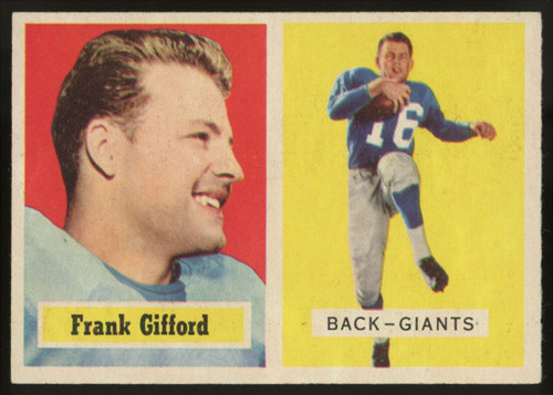1957 Topps Frank Gifford #88 EX/MT