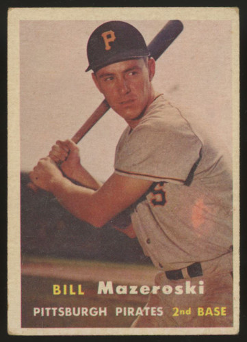1957 Topps Bill Mazeroski RC #24 VG/EX "C"