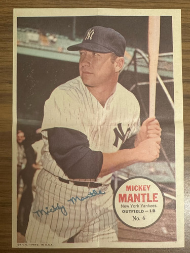 1967 Topps Posters Near Complete Set 27/32 Mantle Mays Aaron