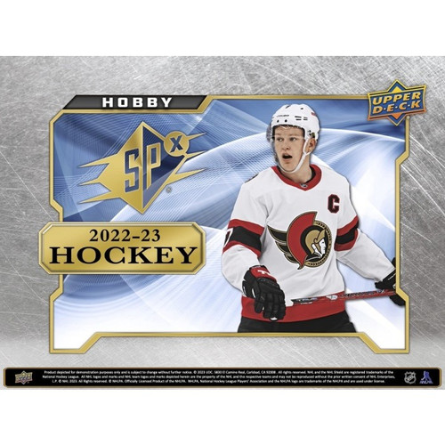 2022/23 Upper Deck SPx Hockey Hobby 20-Box Case