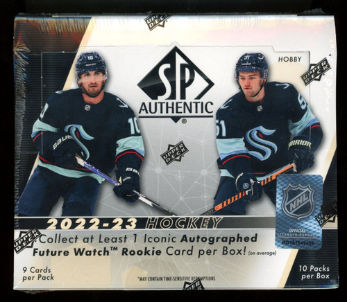 2022/23 Upper Deck SP Authentic Hockey Hobby Box