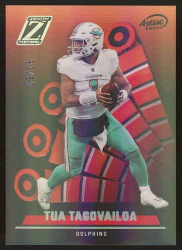 2022 Zenith Tua Tagovailoa Artist Proof /50 #5