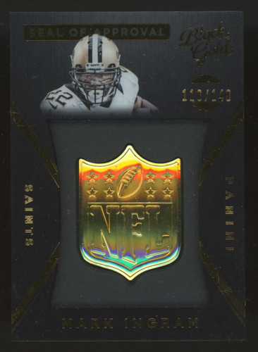 2015 Black Gold Mark Ingram Seal of Approval /149 #SOA-27