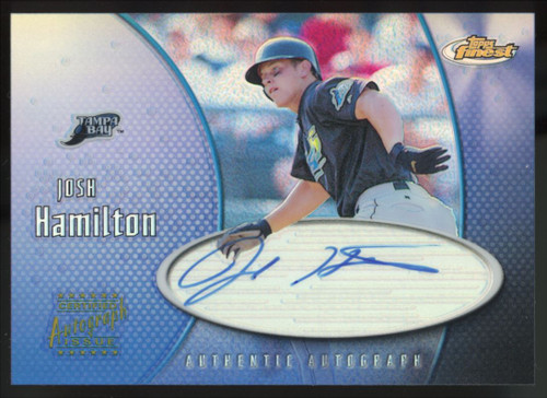 2001 Topps Finest Josh Hamilton Auto #FA-JHH