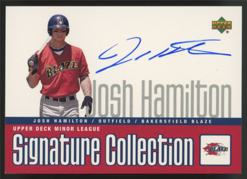 2002 Upper Deck Minor League Josh Hamilton Signature Collection Auto #JH