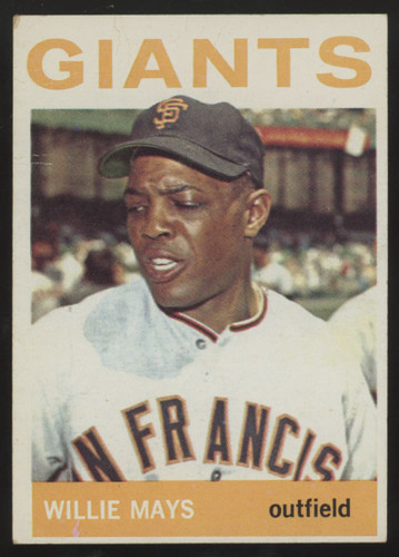 1964 Topps Willie Mays #150 G/VG (Creases)