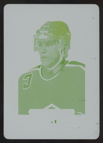 2014-15 Leaf In The Game Ray Bourque Yellow Printing Plate 1/1 #40