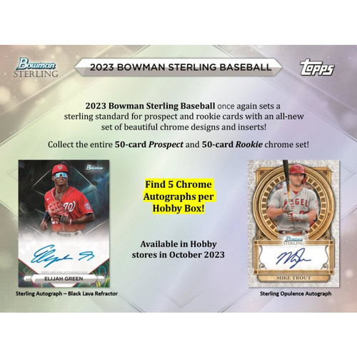 2023 Bowman Sterling Baseball Hobby Box