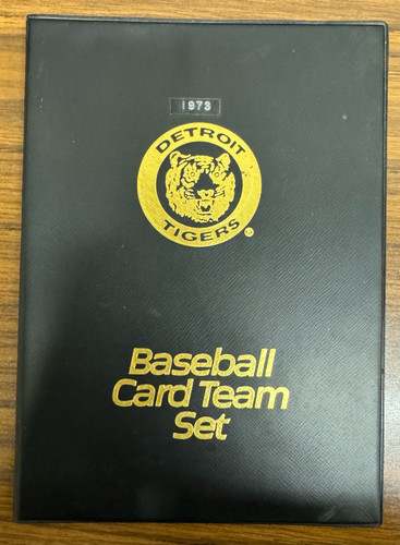1973 Detroit Tigers Team Complete Set (30 Cards) EX With Album
