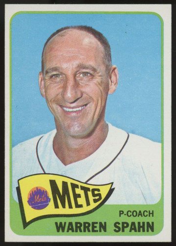 1965 Topps Warren Spahn #205 NM