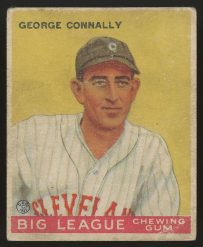 1933 Goudey George Connally #27 G/VG