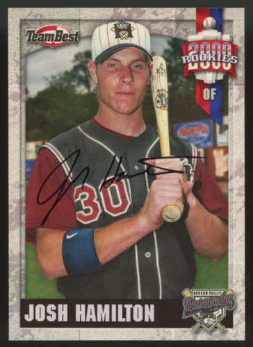 2000 Team Best Rookies Josh Hamilton RC Auto