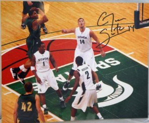Goran Suton Michigan State Spartans Autographed 8X10 Photo