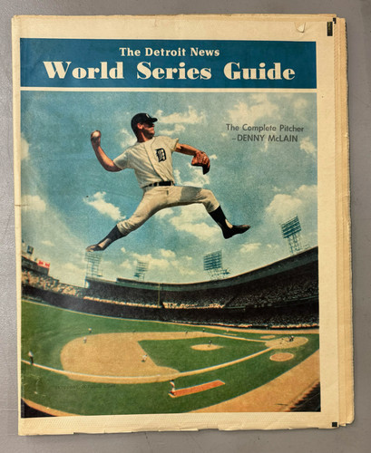 October 1968 Detroit News World Series Guide Newspaper Detroit Tigers