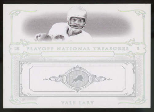 2007 Playoff National Treasures Yale Lary /25 #89