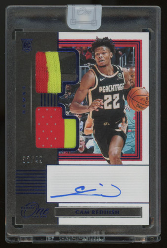 2019-20 One & One Cam Reddish RC Dual Patch Auto RPA /49 #RDJA-CRD