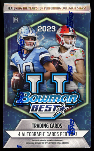 2023 Bowman University Best Football Hobby Box