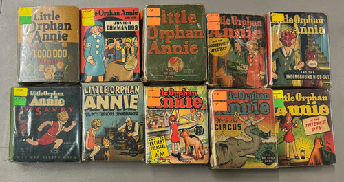 Big Little Books Little Orphan Annie Vintage Lot of 16