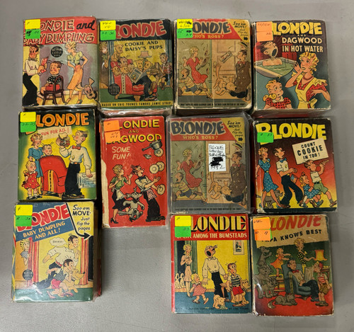 The Big Little Book/Better Little Book Blondie Vintage Lot of 11