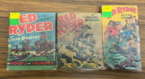 Better Little Book Red Ryder Vintage Lot of 3 (B)