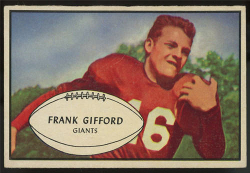 1953 Bowman Frank Gifford SP #43 VG/EX