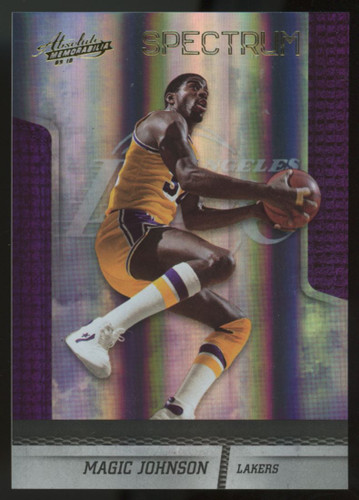 2009-10 Absolute Memorabilia Magic Johnson Spectrum Gold /100 #109