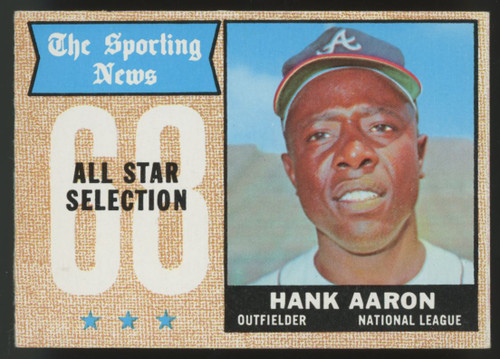 1968 Topps Hank Aaron All Star #370 EX/MT