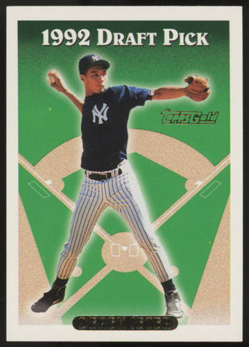 1993 Topps Gold Derek Jeter Draft Pick RC #98 NM (Corner) "B"