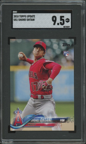 2018 Topps Update Shohei Ohtani RC #US1 SGC 9.5 *039