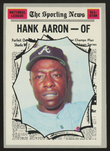 1970 Topps Hank Aaron All Star #462 VG/EX "B"