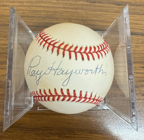 Ray Hayworth Signed Autographed Rawlings ONL Baseball JSA