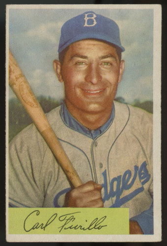 1954 Bowman Carl Furillo #122 VG/EX-EX