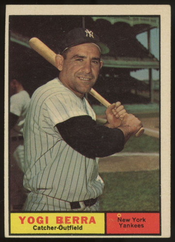 1961 Topps Yogi Berra #425 EX "C"