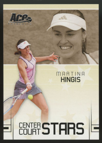 2006 Ace Authentic Martina Hingis Center Court Stars /599 #CC-15