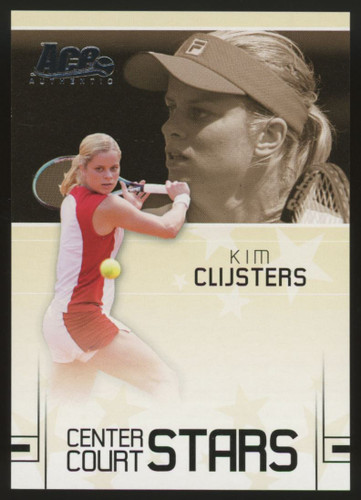 2006 Ace Authentic Kim Clijsters Center Court Stars /599 #CC-10