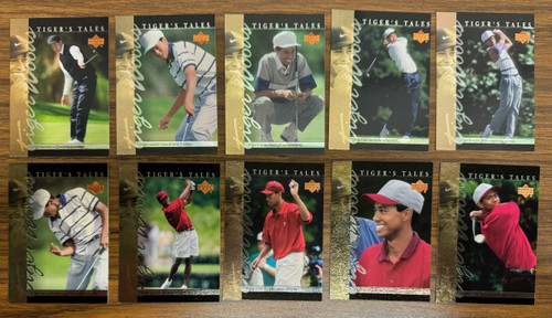 2001 Upper Deck Tiger Woods Tiger's Tales Complete Set (30)