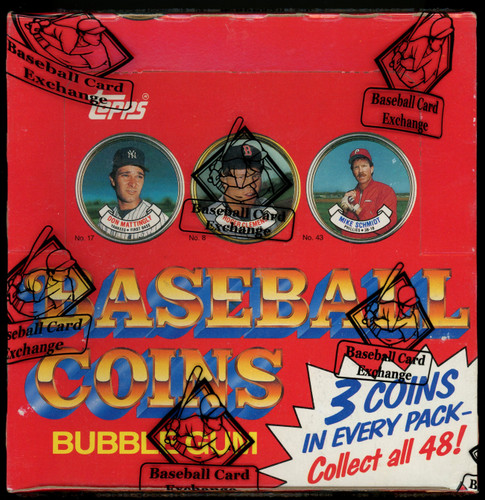 1987 Topps Baseball Coins Box BBCE Wrapped and Sealed