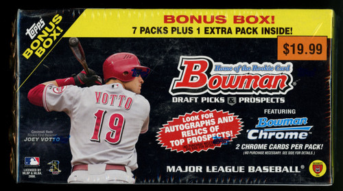 2008 Bowman Draft Baseball Blaster Box Factory Sealed