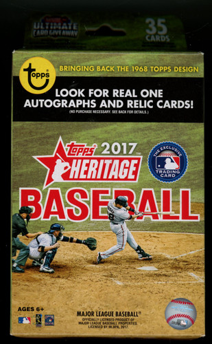 2017 Topps Heritage Baseball Hanger Box Sealed