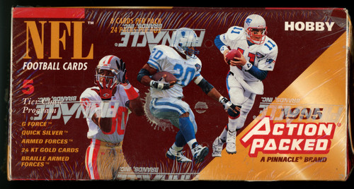 1995 Pinnacle Action Packed Football Box Factory Sealed