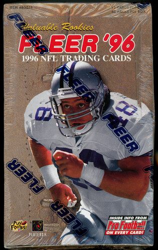 1996 Fleer Football 48 Pack Box Factory Sealed