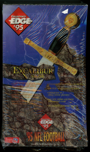 1995 Collector's Edge Excalibur Football Box Factory Sealed