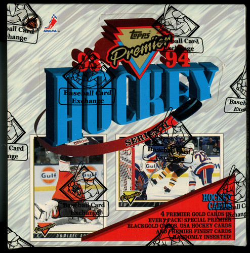 1993-94 Topps Premier Hockey Series 2 Jumbo Box BBCE Wrapped and Sealed