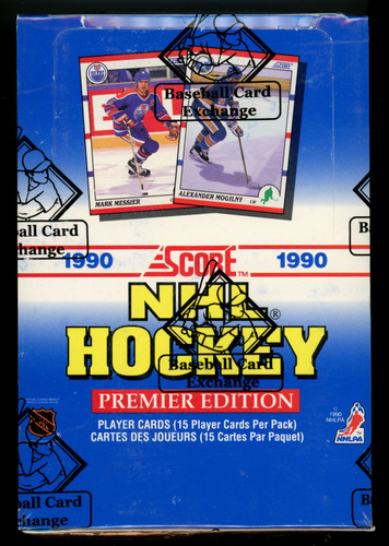 1990-91 Score Hockey Canadian Wax Box BBCE Wrapped and Sealed
