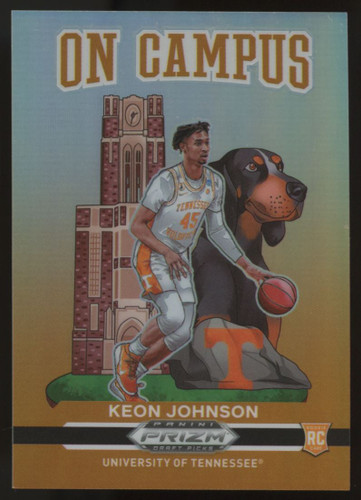 2021-22 Prizm Draft Keon Johnson On Campus SSP #4