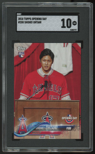 2018 Topps Opening Day Shohei Ohtani RC #200 SGC 10