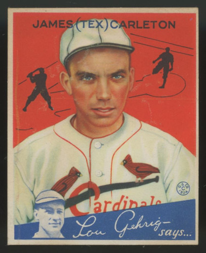 1934 Goudey James Tex Carleton #48 Poor (Marked)