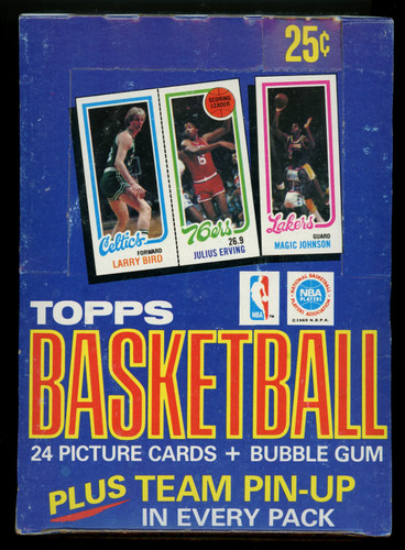 1980-81 Topps Basketball Empty Box BBCE Wrapped